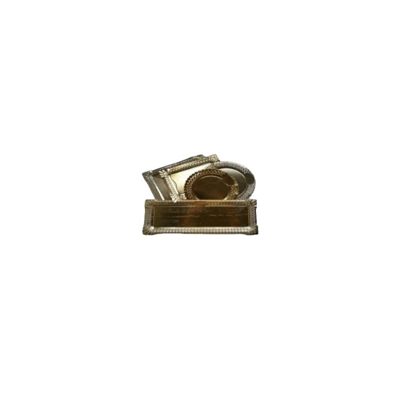 Plato ARIES Dorado 22 x 27 cm (x 10 unidades)