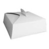 Estuche Torta Blanco 24 x 24 x 10 cm (x 10 un)