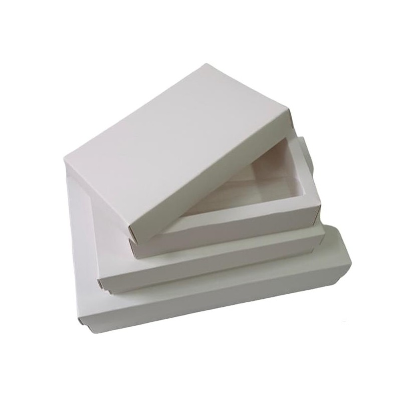 Caja Bombones Blanca 1/2 kg (16,5 x 11 x 4) x 1