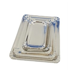 Plato Plateado 100 grs (10 x 16 cm) x 50 unid