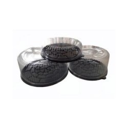 Tortera T-32 A con base negra (h: 12,5 cm) x 10 un-