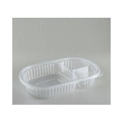 Bandeja 106 Micro Oval con  3 divisiones (x 100)