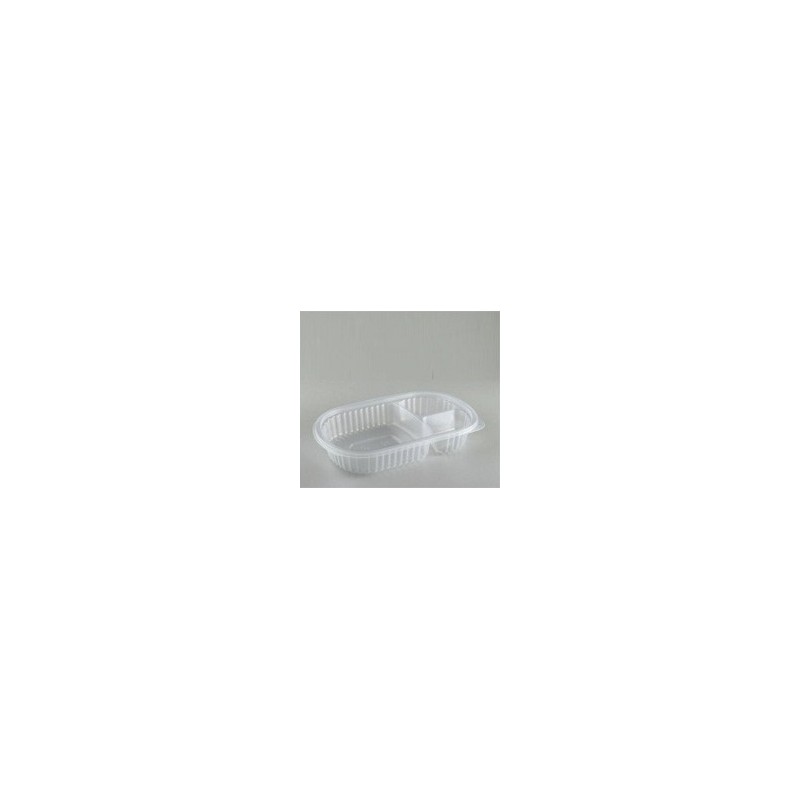 Bandeja 106 Micro Oval con  3 divisiones (x 100)