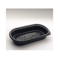 Bandeja Negra 106 Micro Oval x 100 unidades