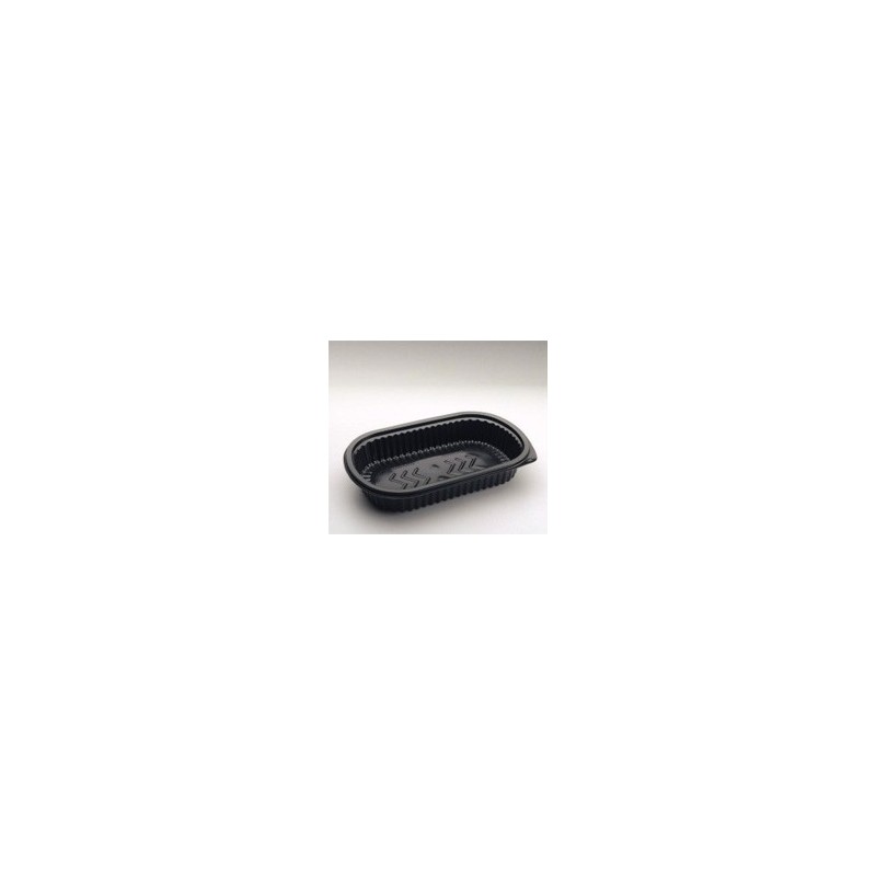 Bandeja Negra 106 Micro Oval x 100 unidades