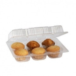 Blister Muffin (W6) 17 x 25 h: 7,2 cm (x 50 unid)