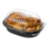 Pollera Negra PP + Tapa Cristal (19 x 26 h: 13,5 cm) x 50