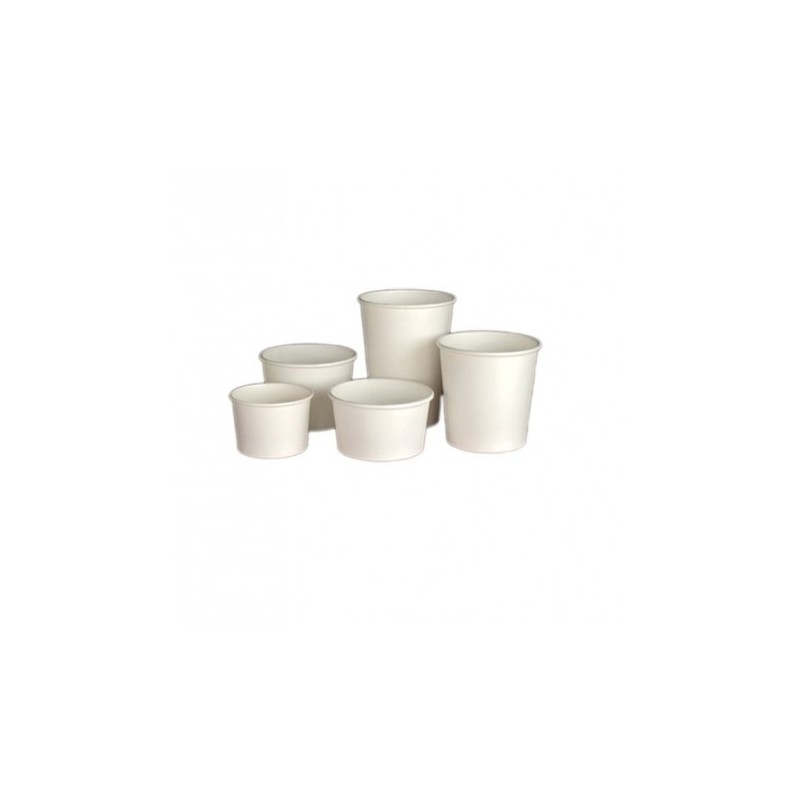 Pote Polipapel blanco 120 ml (x 100 unidades)