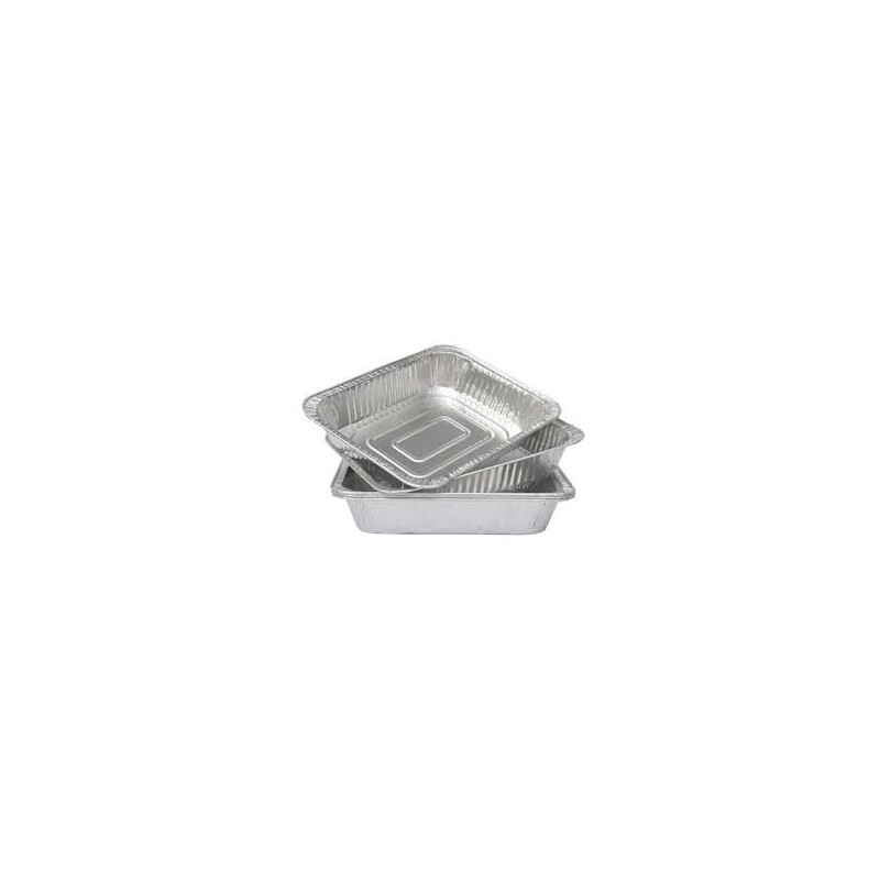 Canelonera Aluminio Bal 4 (30 x 21 h: 3,5 cm) x 50 unid