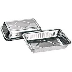Bandeja Aluminio C 200 (27 x 13 h: 6 cm) x 50 unid-