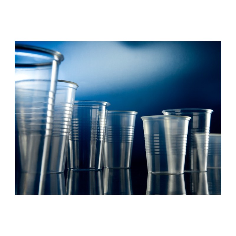 Vaso plástico blanco 166 cc- x 100 unidades