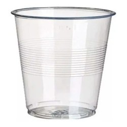Vaso plástico CRISTAL 180 cc- x 100 unidades