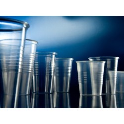 Vaso plástico traslúcido 330 cc- x 100 unidades