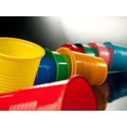 Vaso Plástico 180 cc Azul (x 50 unidades)