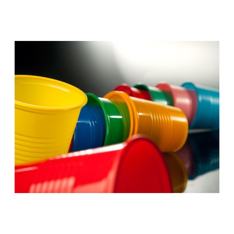 Vaso Plástico 180 cc Azul (x 50 unidades)