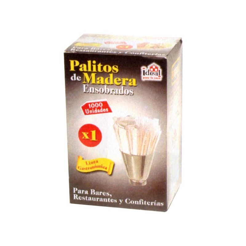 Escarbadientes ensobrados x 1 (caja x 1000 unidades)