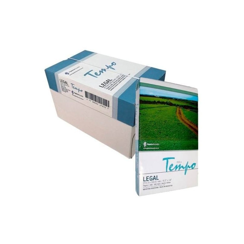Resma Legal TEMPO Premium Blanco 75 grs- x 500 hojas
