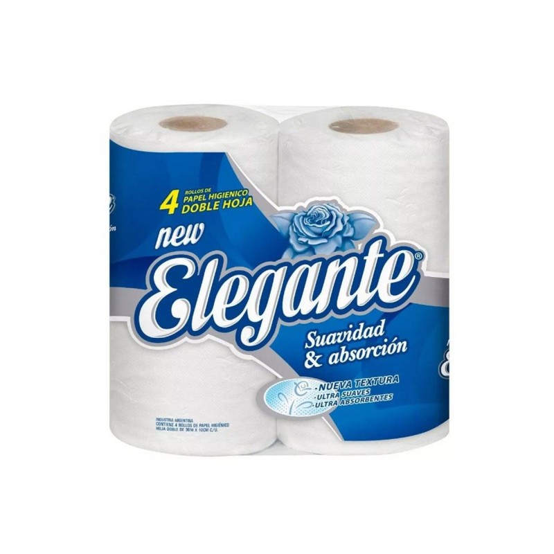 Papel Higienico D/Hoja Elegante (4 un x 30 mts)