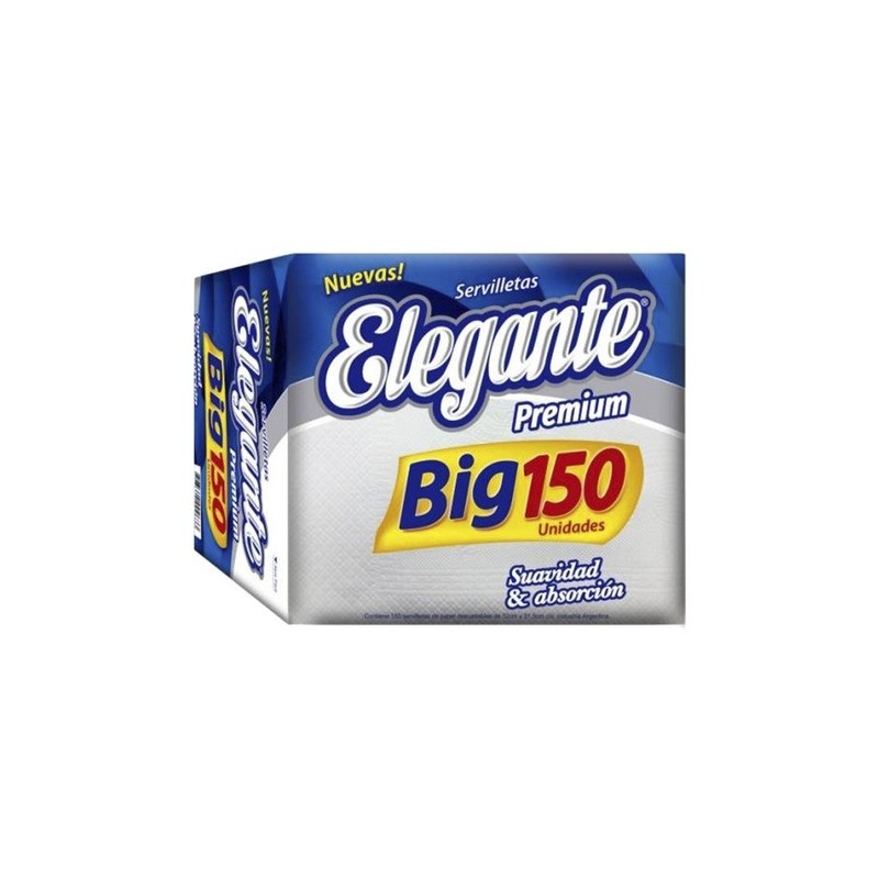 Servilletas 32 x 32 Elegante (pack x 150 unidades)