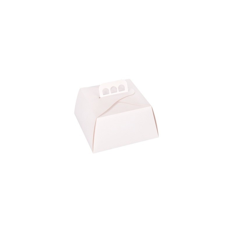 Estuche Torta Blanco 18 x 18 (h: 12 cm) x 10 un