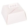 Estuche Torta Blanco 18 x 18 (h: 12 cm) x 10 un