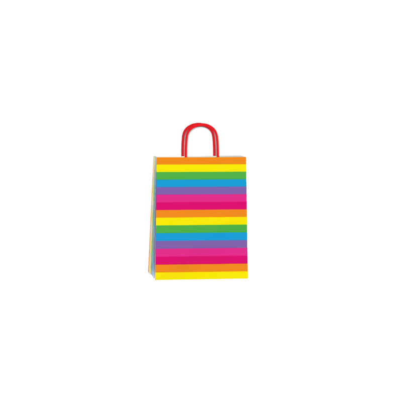 Rainbow 22 x 8 x 22 cm con  manija