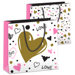 LOVE 22 x 8 x 22 cm con  manija