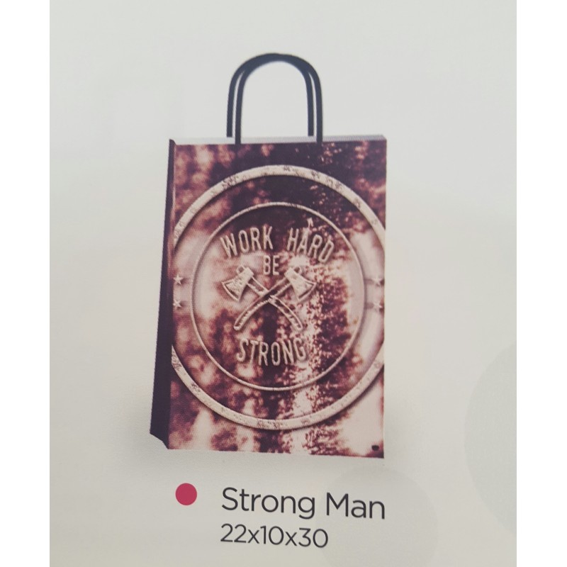 Strong Man 22 x 10 x 30 cm con  manija