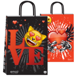 Emoji Love 14 x 8 x 20 cm con  manija