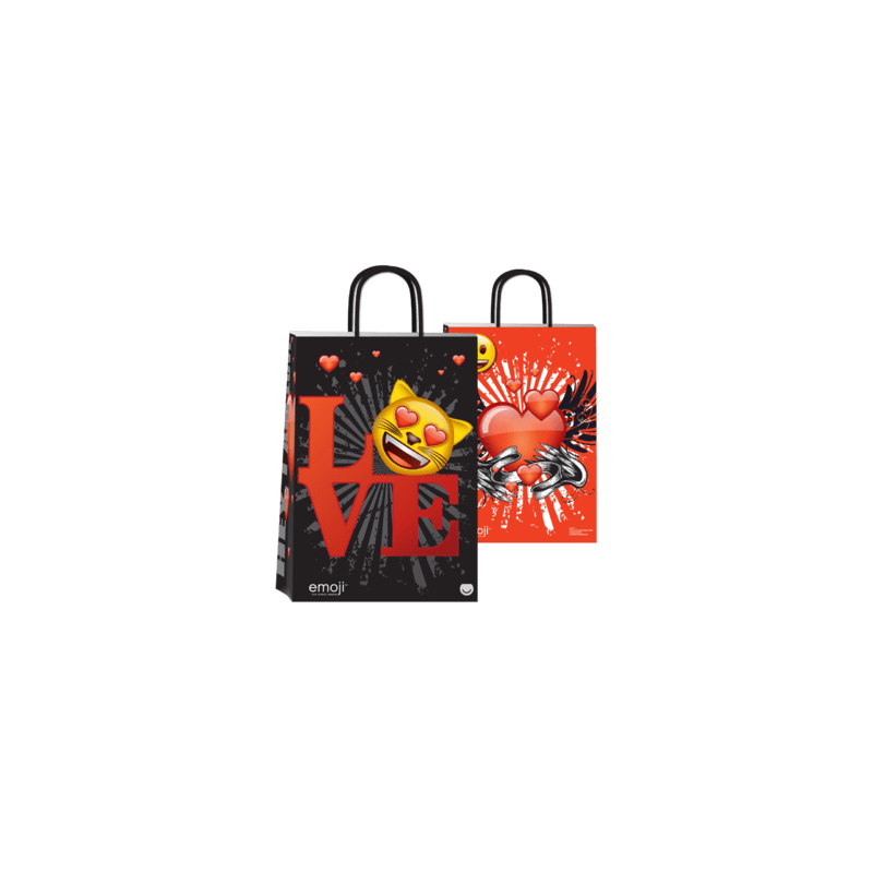 Emoji Love 14 x 8 x 20 cm con  manija