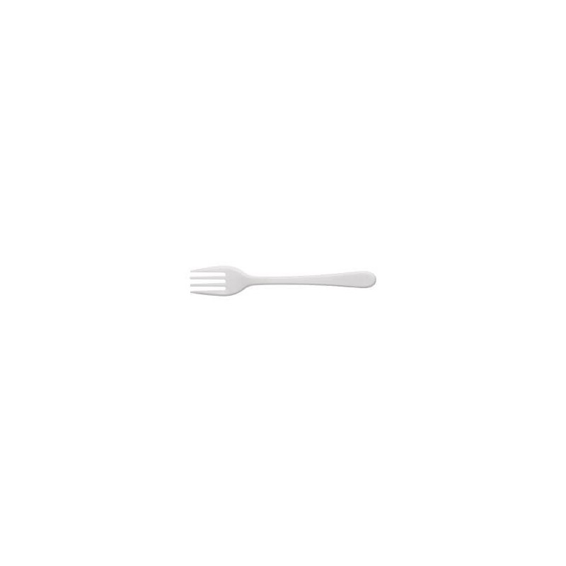 Mini Tenedor Blanco de Copetín (x 100 unid)