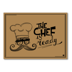 Individuales 29 x 41 cm P Kraft Chef (x 25 unid)