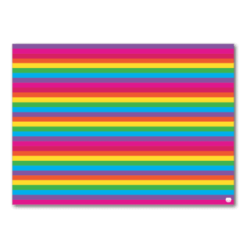 Individuales 29 x 41 cm Rainbow (x 25 unid)
