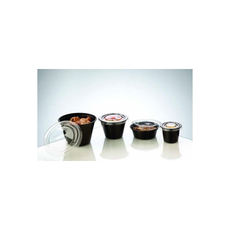 Tapa Pote Negro Darnel 30 cc (x 100 unid)