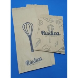 Bolsa Kraft 6L (15 x 36 cm) Impresas x 10000 unidades