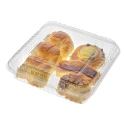 Blister Medialunera Baja PET (23x23x8) x 50 un