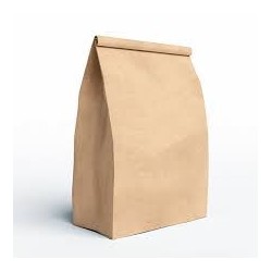 Bolsa Kraft Fdo Cuadrado Delivery 26x17x38 (x 100 un)