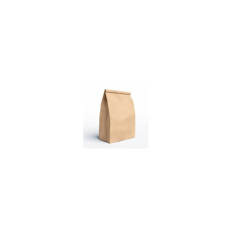 Bolsa Kraft Fdo Cuadrado Delivery 26x17x38 (x 100 un)
