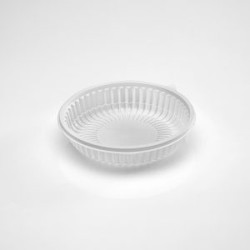 Marmita BLANCA Micro 700 cc (h: 4 cm) x 100 unid