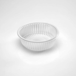Marmita BLANCA Micro 1000 cc (h: 6 cm) x 100 unid