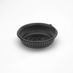 Marmita NEGRA Micro 850 cc (h: 5 cm) x 100 unidades