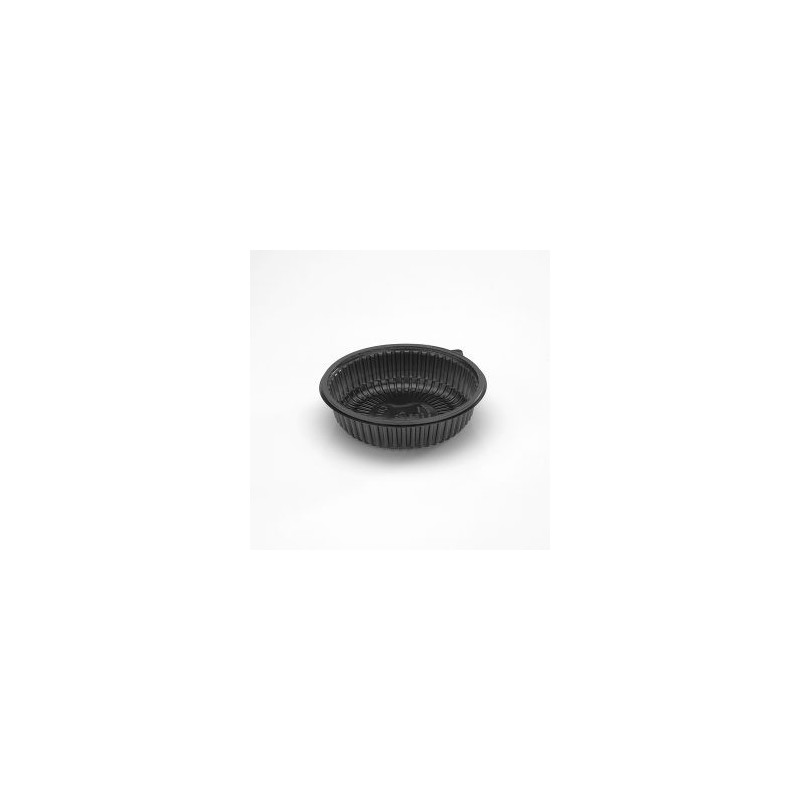 Marmita NEGRA Micro 850 cc (h: 5 cm) x 100 unidades