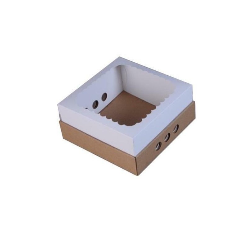 Bandeja *Desayuno* con visor 25 x 35 x 12 cm (x 10 un)