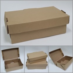 Caja Cartón Micro Hamburguesas + Papas (24 x 15 x 8 cm) x 50 un