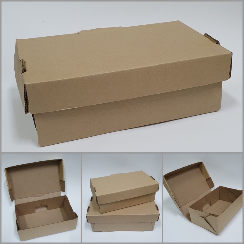 Caja Cartón Micro Hamburguesas + Papas (24 x 15 x 8 cm) x 50 un