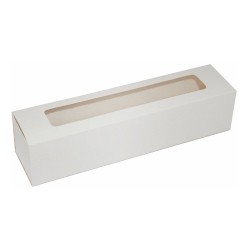 Cajas MACARRONS x 9 con Visor (25 x 6 x 6) x 10 unid