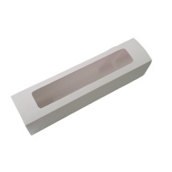 Cajas MACARRONS x 6 con Visor (20 x 6 x 6) x 10 unid