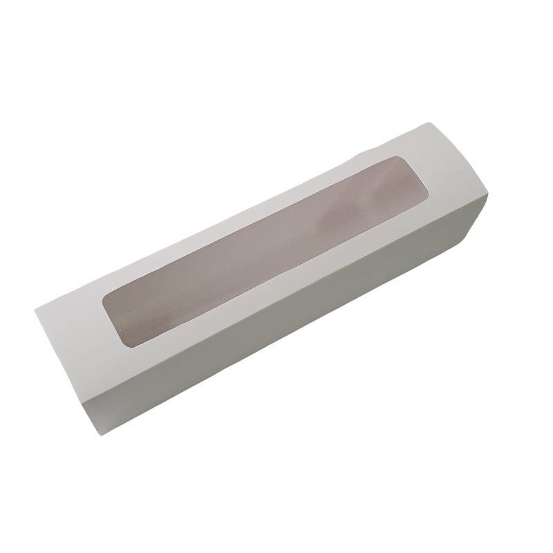 Cajas MACARRONS x 6 con Visor (20 x 6 x 6) x 10 unid