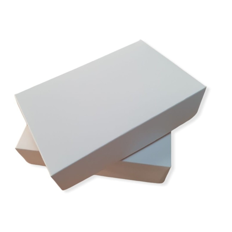 Cajas Alfajores x 12 Blanca (21 x 14 x 5 cm) x 10 unid