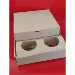 Caja Take Away (20 x 20 x 9 cm) + Portavaso (x 50 unid)